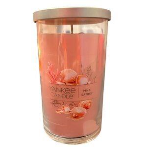 NWT Yankee Candle Pink Sands Scented Medium Candle